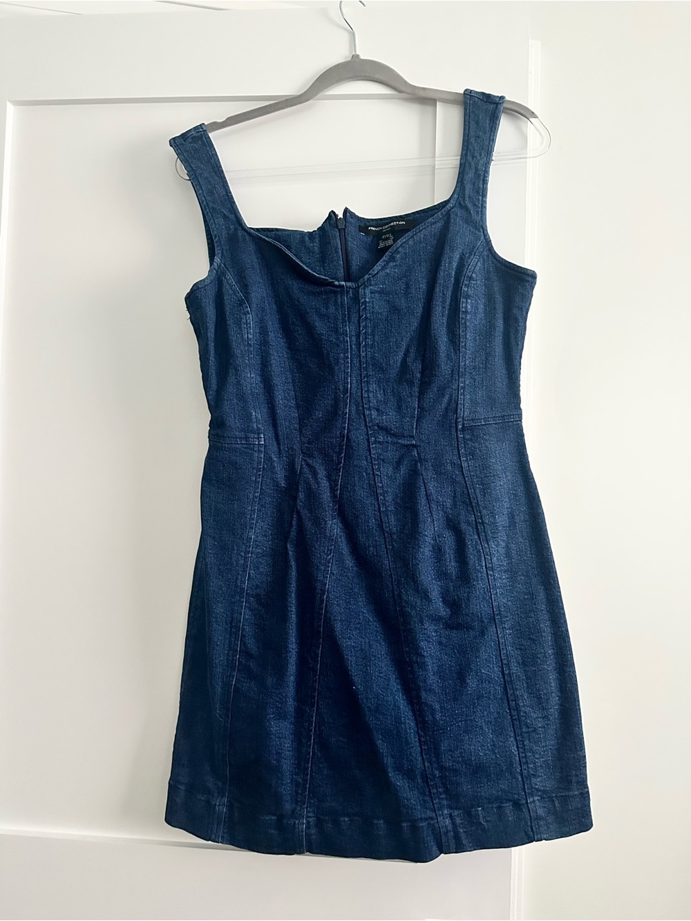 French Connection Dark Blue Denim Top